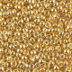 Miyuki seed beads 8/0 - 24kt gold plated 8-191